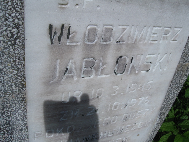 Włodzimierz Jabłoński 1945 Duszniki Zdrój - Grobonet - Wyszukiwarka osób pochowanych