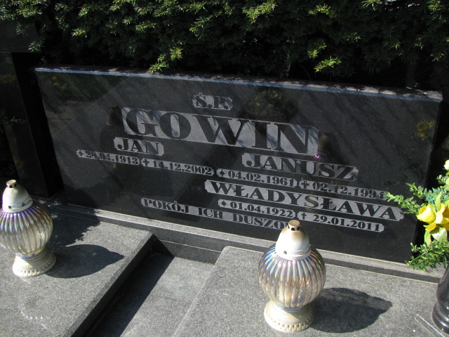 Władysława Gowin 1922 Duszniki Zdrój - Grobonet - Wyszukiwarka osób pochowanych