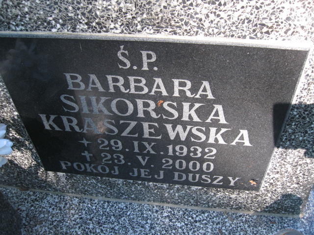 Barbara Kraszewska 1932 Duszniki Zdrój - Grobonet - Wyszukiwarka osób pochowanych