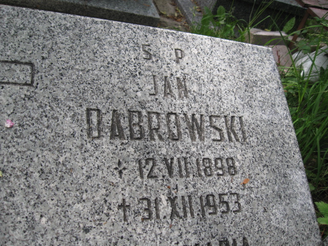 Jan Dąbrowski 1898 Duszniki Zdrój - Grobonet - Wyszukiwarka osób pochowanych