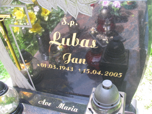 Jan Lubas 1943 Duszniki Zdrój - Grobonet - Wyszukiwarka osób pochowanych