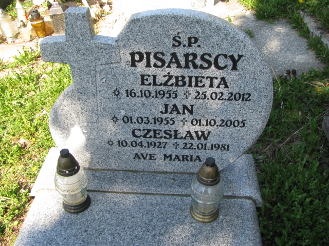 Elżbieta Barbara Pisarska  1955 Duszniki Zdrój - Grobonet - Wyszukiwarka osób pochowanych