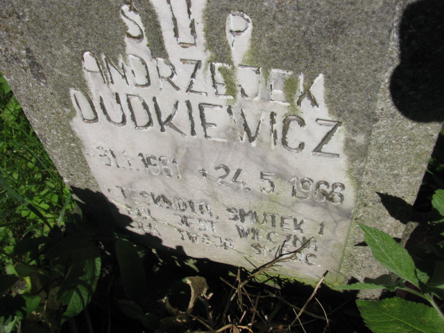 Andrzej Dudkiewicz 1961 Duszniki Zdrój - Grobonet - Wyszukiwarka osób pochowanych