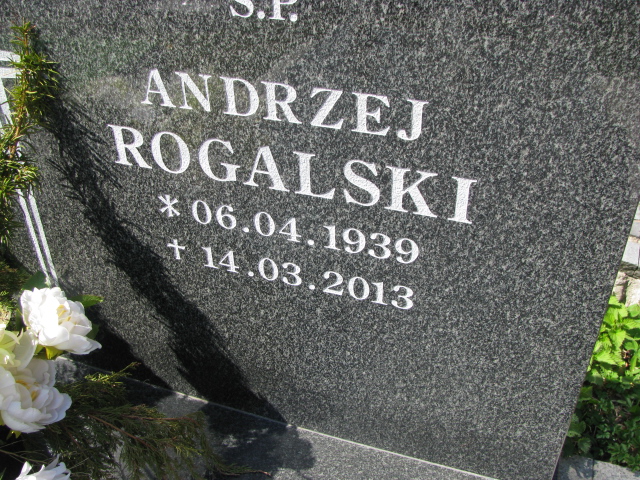 Andrzej Rogalski 1939 Duszniki Zdrój - Grobonet - Wyszukiwarka osób pochowanych