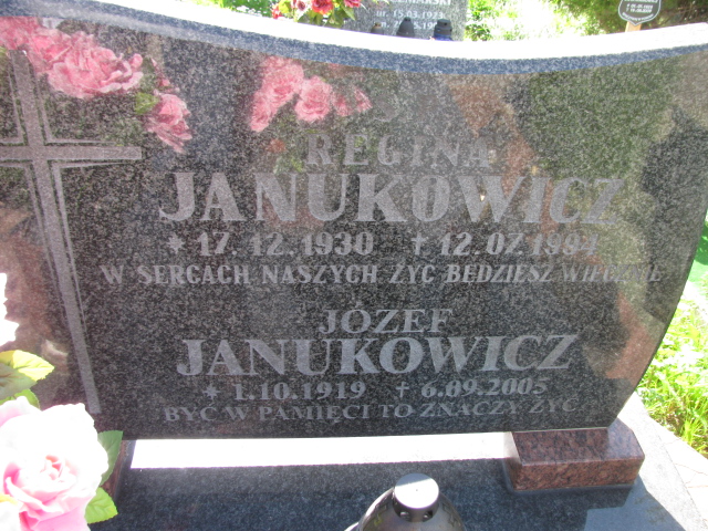 Regina Janukowicz 1930 Duszniki Zdrój - Grobonet - Wyszukiwarka osób pochowanych