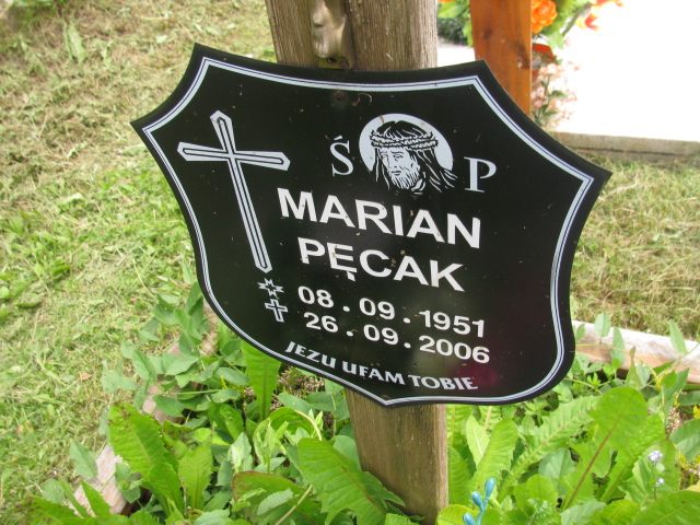 Marian Pęcak 1951 Duszniki Zdrój - Grobonet - Wyszukiwarka osób pochowanych