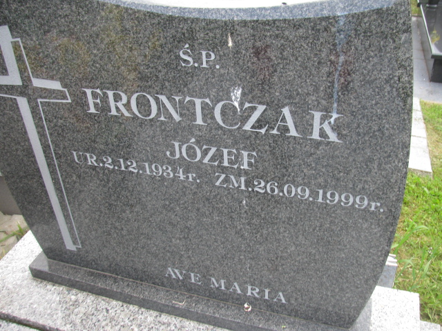 Józef Frontczak 1934 Duszniki Zdrój - Grobonet - Wyszukiwarka osób pochowanych